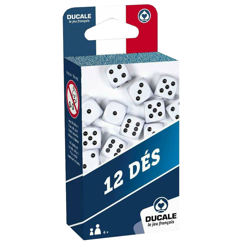 Jeu de société - Lot de 12 dés