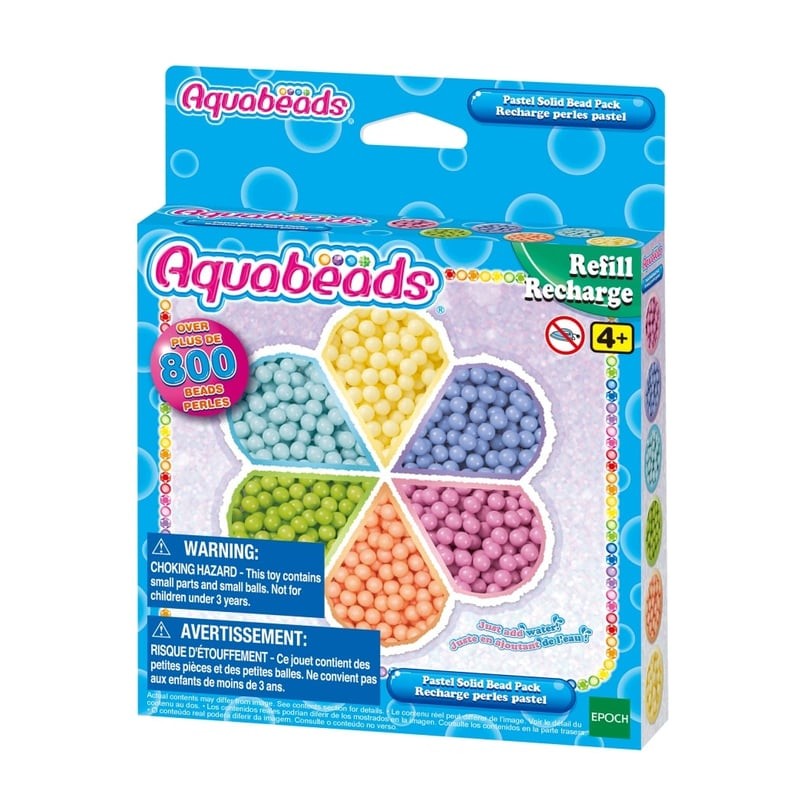 Aquabeads - Loisirs créatifs - La recharge perles pastel