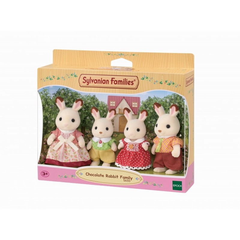 Sylvanian Families - 5655 - La famille lapin chocolat