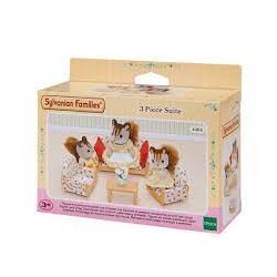 Sylvanian Families - 4464 - Le set canapé avec 2 fauteuils et table basse