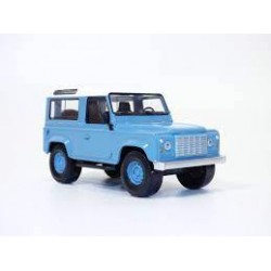 Norev - Véhicule miniature - Land Rover Defender 1995 - Blue and White
