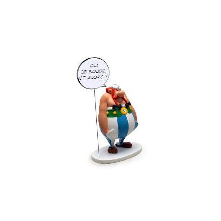 Plastoy - Figurine - 00126 - Astérix - Statuette - Obélix avec bulle
