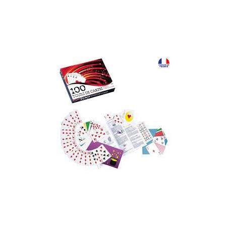 Coffret magie 80 tours de cartes - Fete à paris