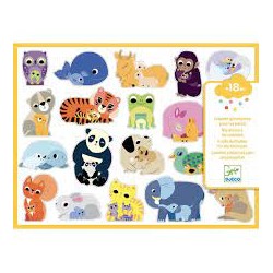 Djeco - DJ09077 - Stickers des petits - Gommettes Mamans Bébés