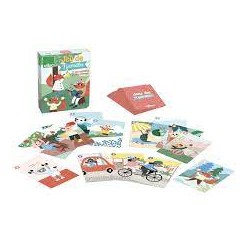 Vilac - Jeu de société - Jeu de 7 familles - Les activités des animaux