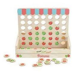 Vilac - Jeu de société en bois - Pom pom pom pomme