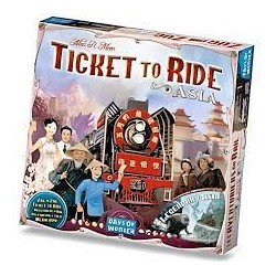 Asmodee - Jeu de société - Extension - Les aventuriers du rail Asie