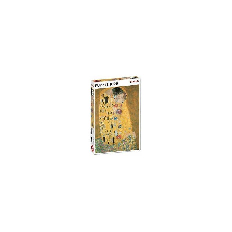 Piatnik - Puzzle 1000 pièces métalliques - Le Baiser - Klimt