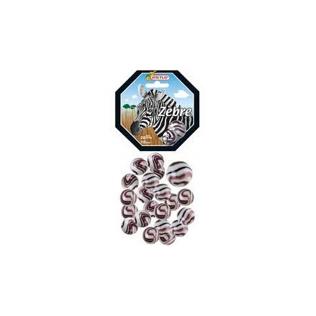 Kim'Play Juego De 20+1 Bolas De Cristal – Colores Vivos, Malla, Ideal Para Decoración O Juegos (Zebre, 500839