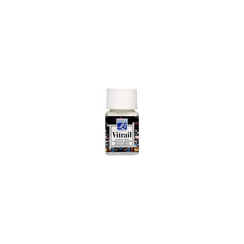 Lefranc Bourgeois - Peinture vitrail - 50 ml - Blanc