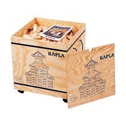 Kapla - Jeu de construction en bois - Baril grand modèle en bois - 1000 planchettes