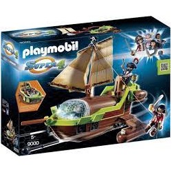 Playmobil - 9000 - Super 4 - Bateau pirate caméléon