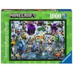 Ravensburger - Puzzle 1000 pièces - Minecraft