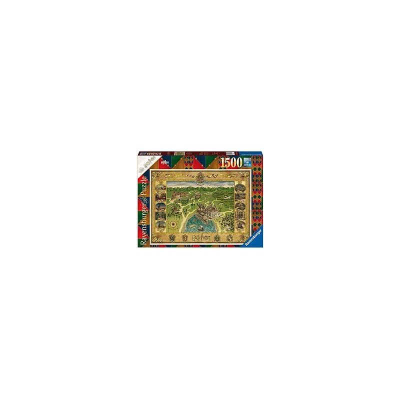 Ravensburger - Puzzle 1500 pièces - La carte de Poudlard - Harry Potter