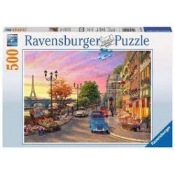 Ravensburger - Puzzle 500 pièces - Promenade à Paris
