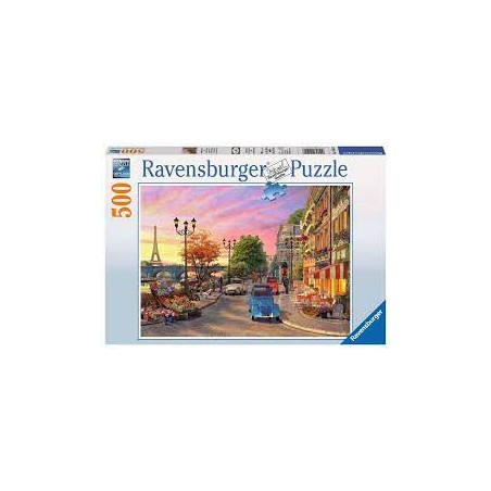 Ravensburger - Puzzle 500 pièces - Promenade à Paris