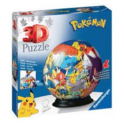 Ravensburger - Puzzle 3D Ball 72 pièces - Pokémon