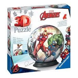 Ravensburger - Puzzle 3D Ball 72 pièces - Marvel Avengers
