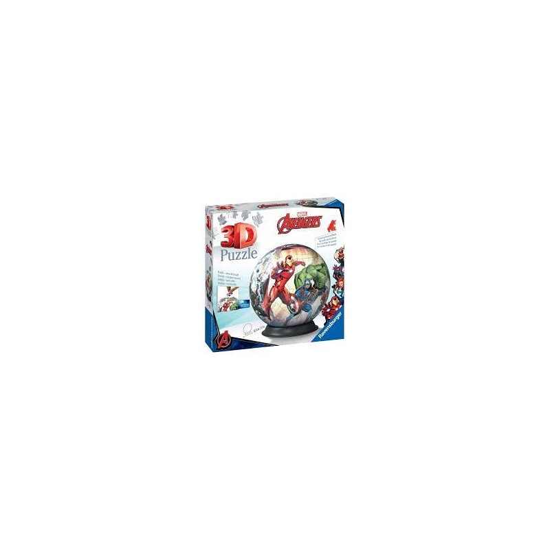 Ravensburger - Puzzle 3D Ball 72 pièces - Marvel Avengers