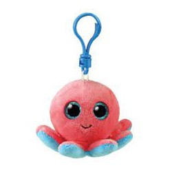 Peluche TY - Porte clé - Sheldon la pieuvre octopus