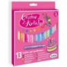 Sentosphère - 9304 - Coloriage - Pochette de 13 colles gel pailletées