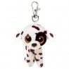 Peluche TY - Porte clé - Luther le chien dalmatien