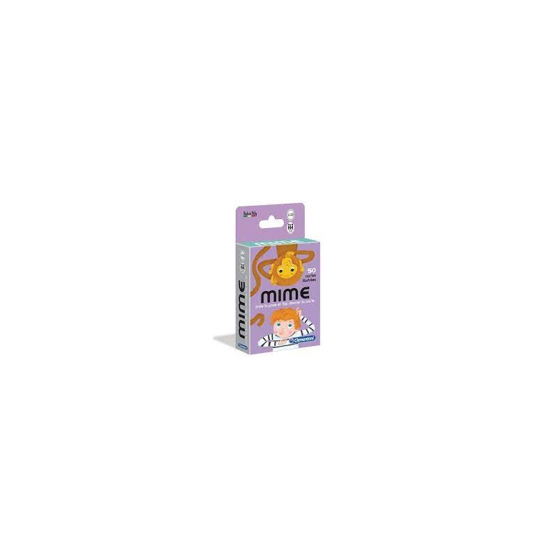 Clementoni - Jeu de société - Jeu de cartes - Mime