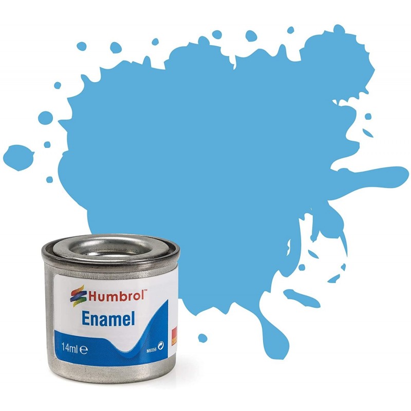 Humbrol - Enamel H47 - Peinture - Bleu mer brillant - 14 ml