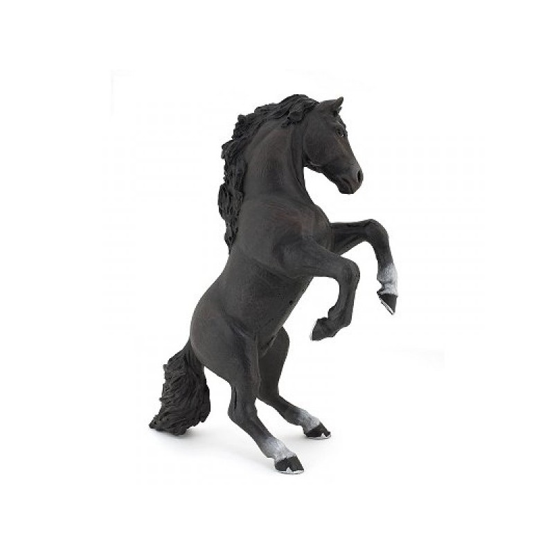 Papo - Figurine - 51522 - Chevaux, poulains et poneys - Cheval noir cabré