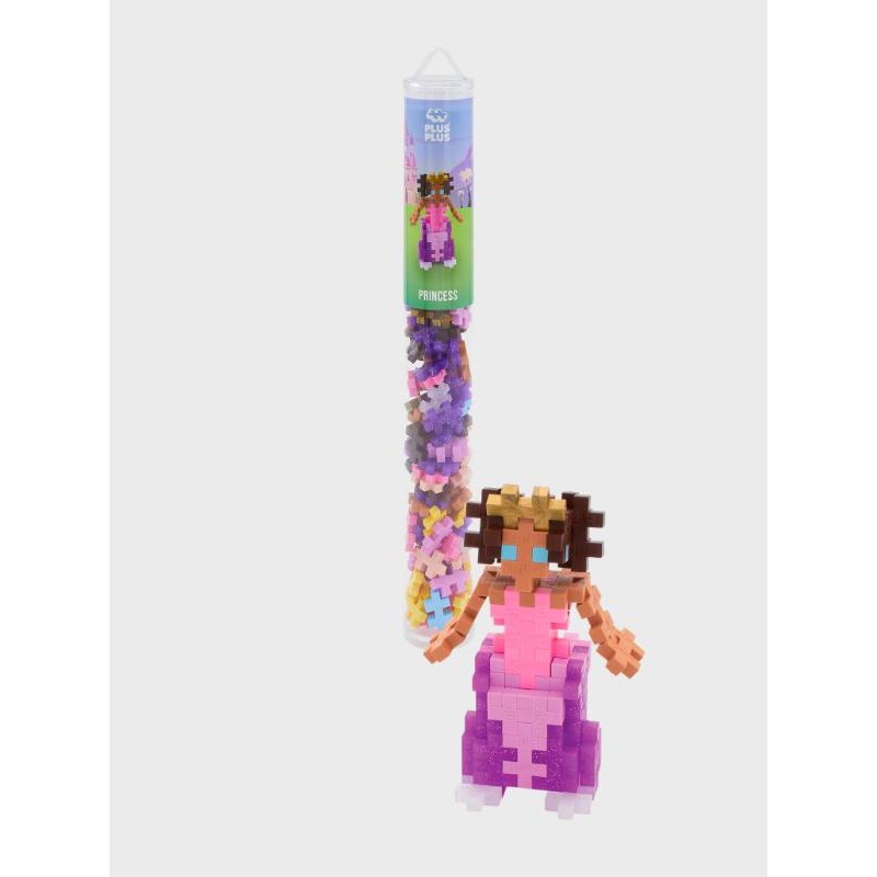 Kontiki - Jeu de construction - Plus-Plus - Tube princesse mix - 100 pièces