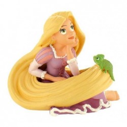 Bully - Figurine - 12419 - Disney - Raiponce - Raiponce rêveuse avec Pascal le caméléon