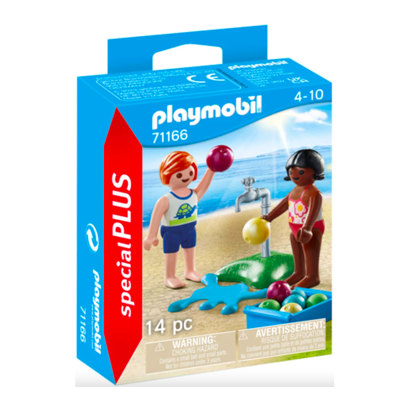 Playmobil - 71166 - Spécial Plus - Enfants avec ballons à eau