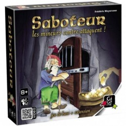 Gigamic - Jeu de société - Saboteur 2 - Jeu de base et extension