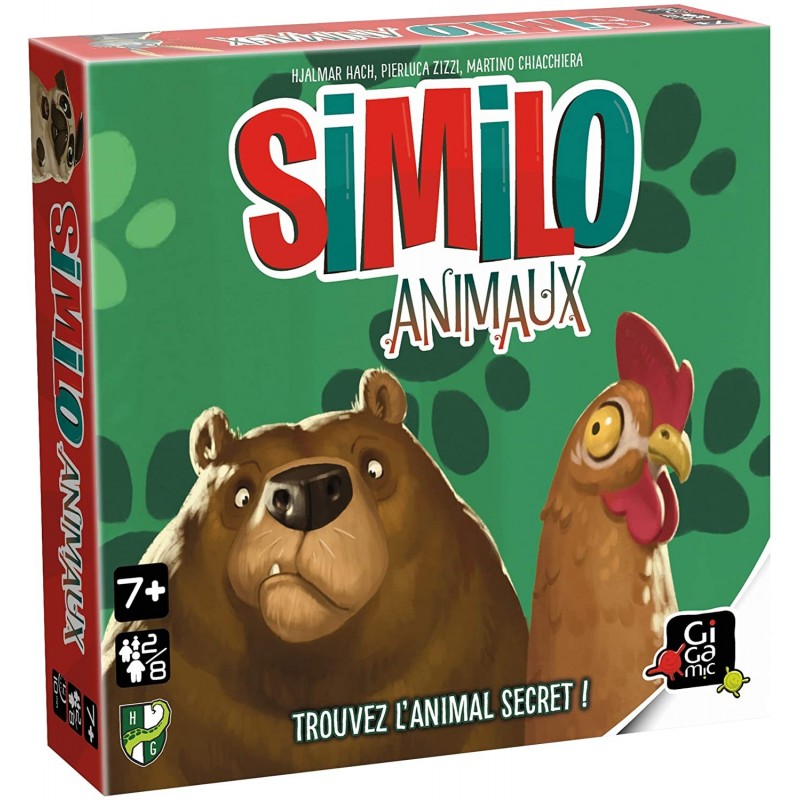 Gigamic - Jeu de société - Similo - Animaux