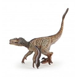 Papo - Figurine - 55086 - Les dinosaures - Vélociraptor à plumes