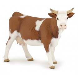 Papo - Figurine - 51133 - La vie à la ferme - Vache simmental