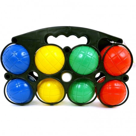 Jeu De 8 Boules De Pétanque GICO - 720g Avec Sac De Transport Pour Jardin Et Plage