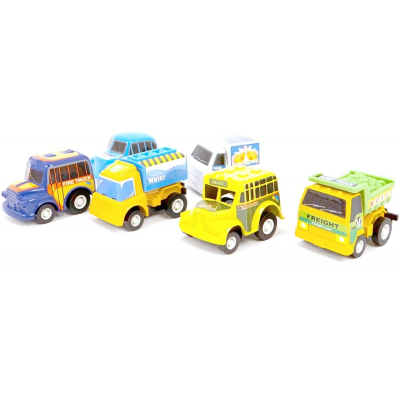 Wonder Kids - Coffret de 6 mini camions - Modèle Aléatoire