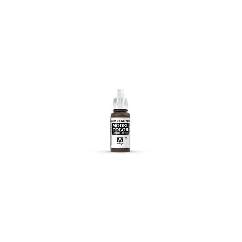 Prince August - Peinture acrylique - 828 - Acajou transparent - 17 ml