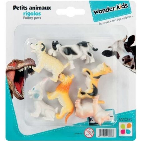 Wonder Kids - Blister de 6 animaux rigolos