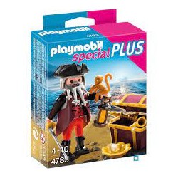 Playmobil - 70432 - Spécial Plus - Pirate barbe grise avec coffre au trésor