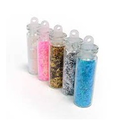 Graine Créative - Loisirs créatifs - Blister de 5 flacons de fils de paillettes