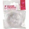 Graine Créative - Loisirs créatifs - Bobine de fil nylon transparent 0,5mm - 25 mètres