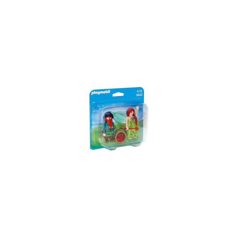 Playmobil - 6842 - Duo - Fée et nain de la forêt