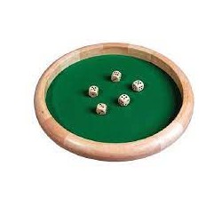 Piatnik - Jeu de société - Piste de dés en bois - 45 cm