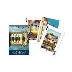 Piatnik - Jeu de 55 cartes - Château de la Loire