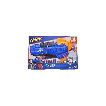 Hasbro - Nerf Elite - Pistolet à fléchettes - Rukkus