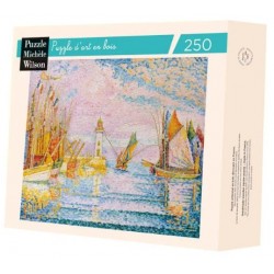 Michèle Wilson - Puzzle d'art en bois - 250 pièces - Le phare de Groix - Signac