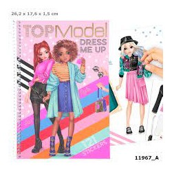 Depesche - Top Model - Album à colorier - Dress me up