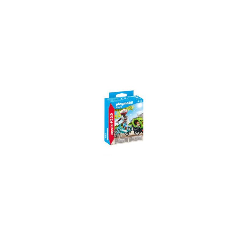 Playmobil - 70601 - Spécial Plus - Cycliste maman et enfant